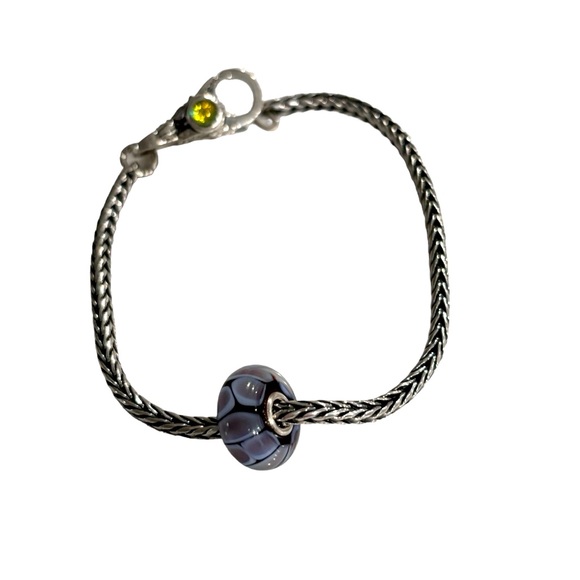 Trollbeads Purple Fusion Retired Charm - Picture 1 of 4